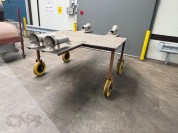 Foto van Oogstkarren kwetsbare grote bloemen